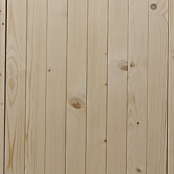 Дверь из массива хвойных пород с заглушками 180*80